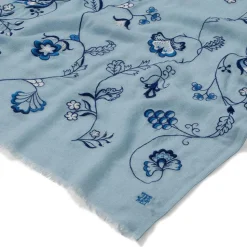American Vines Embroidered Shawl