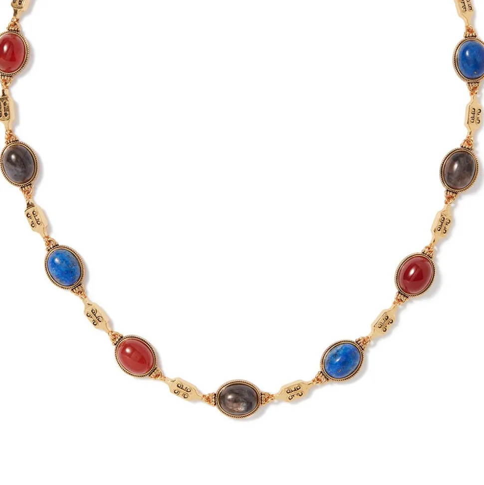 Ancient Gems Multistone Statement Necklace