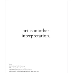 ART IS...