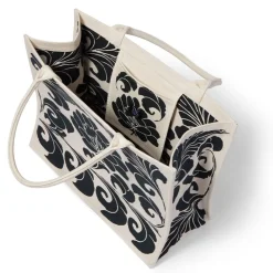 Chinese Peony Oversize Structured Tote