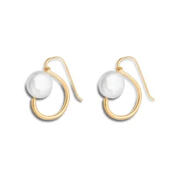 Coin Pearl Earrings