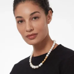 Cypriot Twist Pearl Necklace