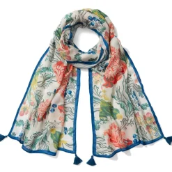 European Floral Shawl