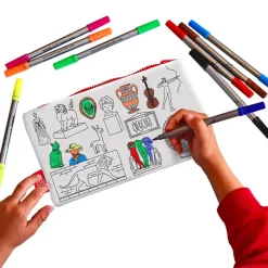 Favorite Galleries of The Met Color & Learn Washable Kids' Pencil Case