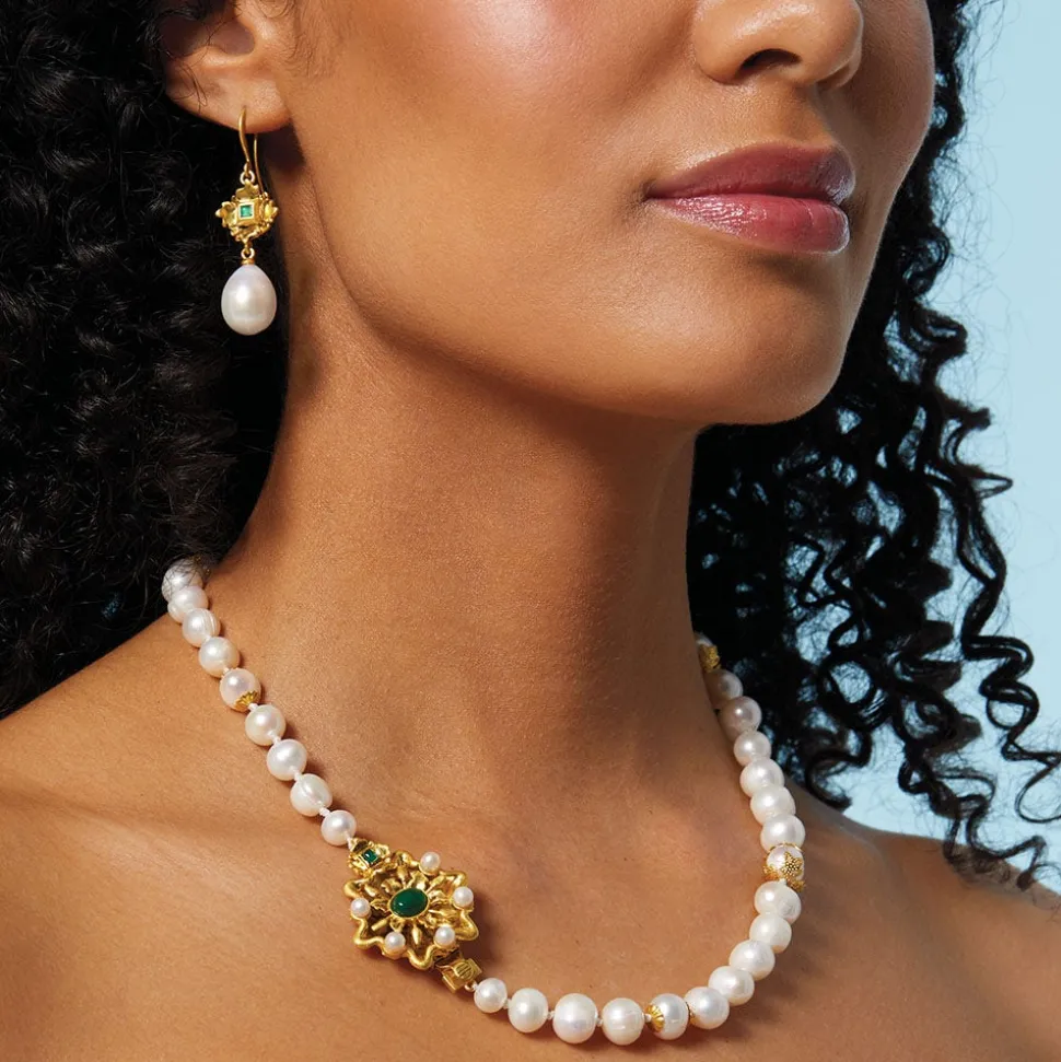 French Amor Double-Drop Earrings