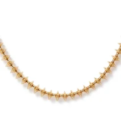 Golden Disc Necklace