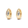 Medieval Stone Hoop Earrings