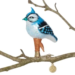 Met Birds Handmade Glass Ornament Set