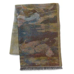 Monet Bridge and Water Lilies Shawl