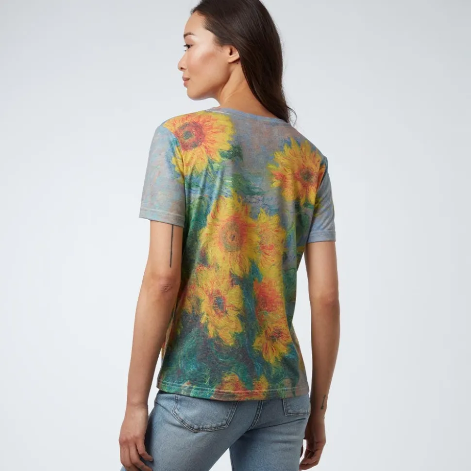 Monet Sunflowers Women's Tee