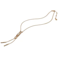 Mother-of-Pearl Tile Double Lariat Necklace