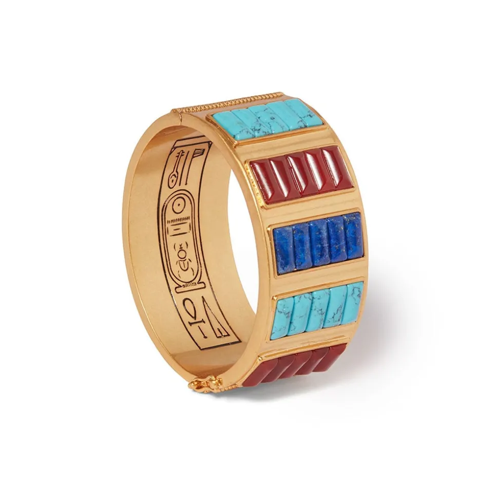 New Kingdom Gems Hinged Cuff
