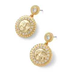 Spanish Day and Night Sun Drop Earrings