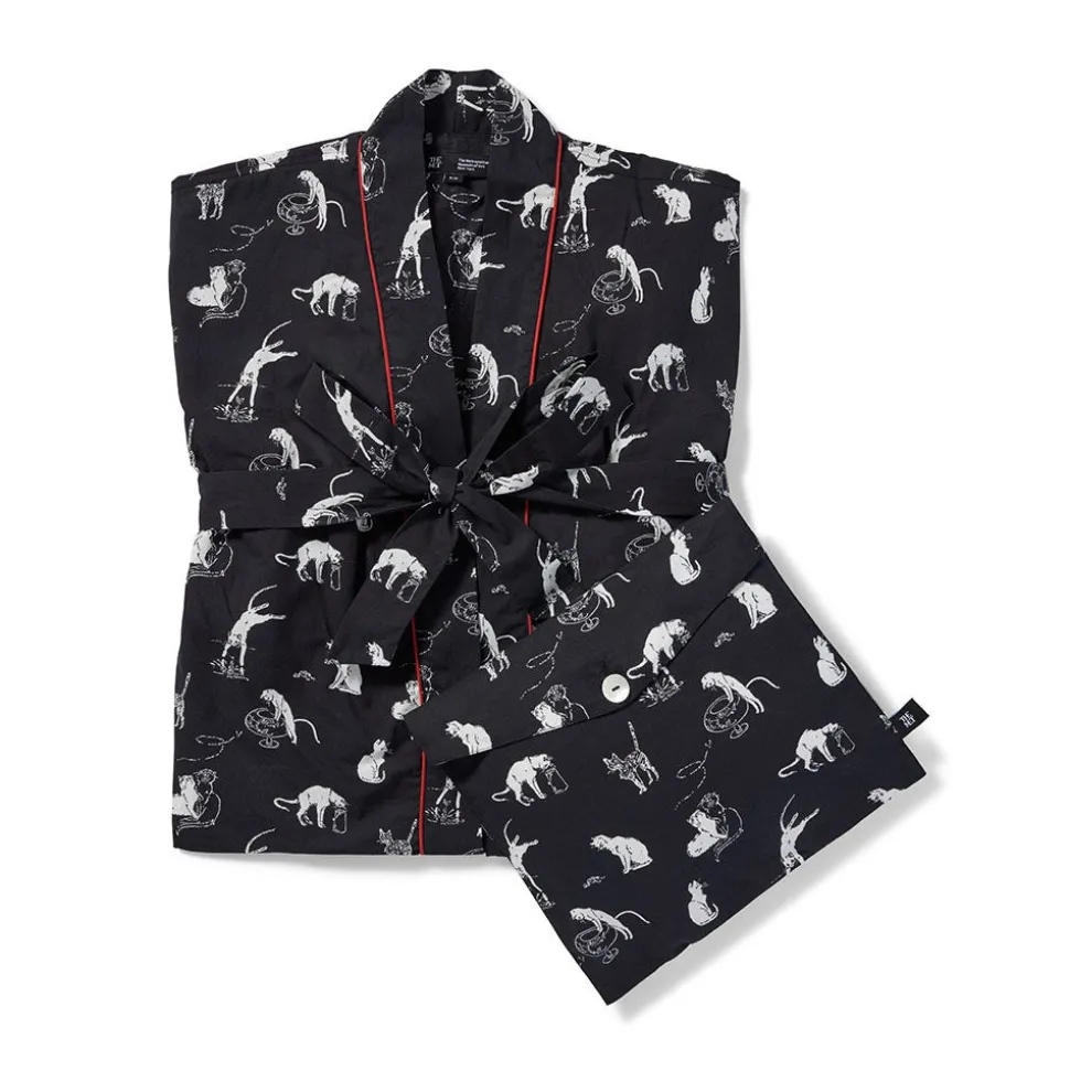 Steinlen Cats Unisex Cotton Robe