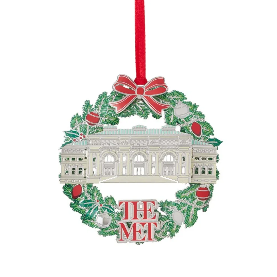 The Met Facade Wreath Ornament
