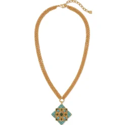Tibetan Mandala Pendant Necklace