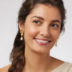 Unicorn in a Garden Drop Earrings